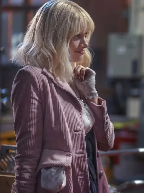 Batwoman Beth Kane Pink Cord Long Coat