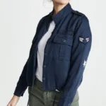 Batwoman Kate Kane Blue Cotton Army Jacket