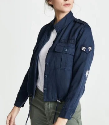 Batwoman Kate Kane Blue Cotton Army Jacket