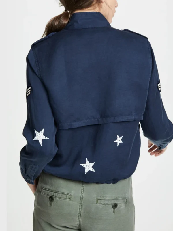 Batwoman Kate Kane Blue Cotton Army Jacket