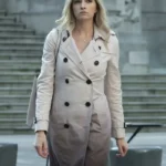 Batwoman Reagan Double-Breasted Grey Coat
