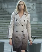 Batwoman Reagan Double-Breasted Grey Coat