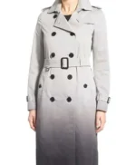 Batwoman Reagan Double-Breasted Grey Coat