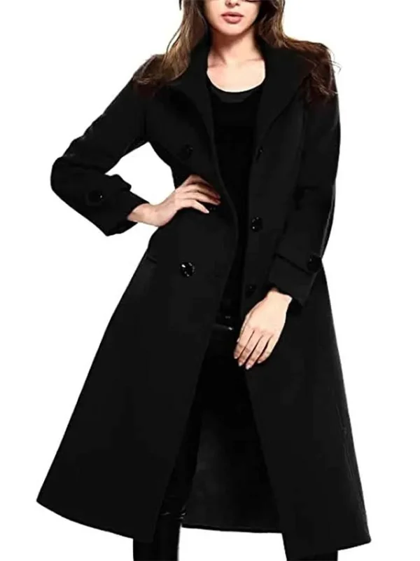 Batwoman S02 Sophie Moore Black Long Coat