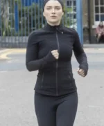 Behind Her Eyes Adele Black Fleece Jacket