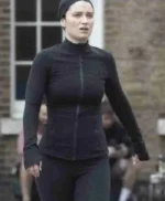 Behind Her Eyes Adele Black Fleece Jacket