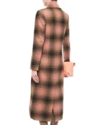 Behind Her Eyes Adele Pink Plaid Coat