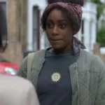 Behind Her Eyes Louise Cotton Bomber Jacket