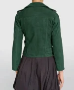 Behind Her Eyes Louise Green Biker Jacket