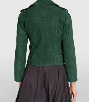 Behind Her Eyes Louise Green Biker Jacket