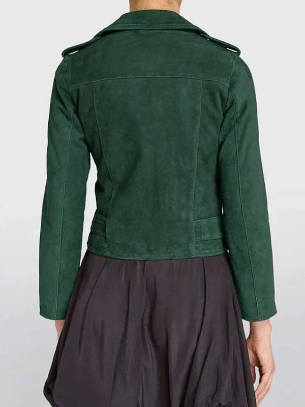 Behind Her Eyes Louise Green Biker Jacket