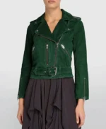 Behind Her Eyes Louise Green Biker Jacket