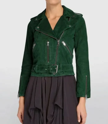 Behind Her Eyes Louise Green Biker Jacket