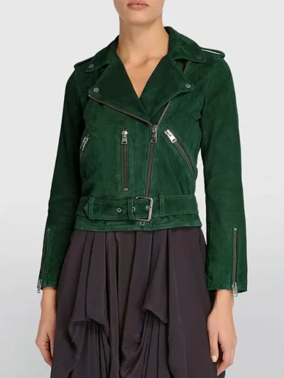 Behind Her Eyes Louise Green Biker Jacket