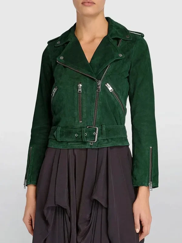 Behind Her Eyes Louise Green Biker Jacket