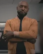 Bel Air Adrian Holmes Brown Bomber Jacket