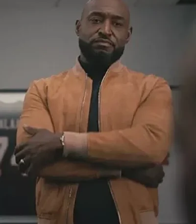 Bel Air Adrian Holmes Brown Bomber Jacket