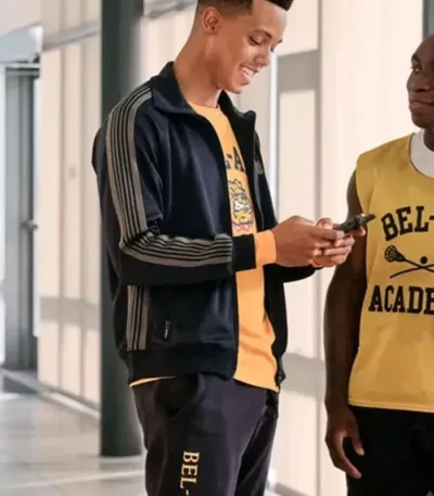 Bel-Air Jabari Banks Black Track Jacket