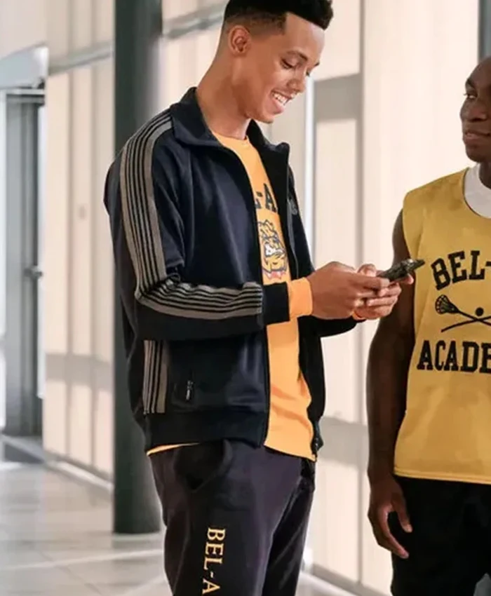 Bel-Air Jabari Banks Black Track Jacket Bel-Air Jabari Banks Black Track Jacket
