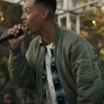 Bel-Air Jabari Banks Green MA-1 Bomber Jacket