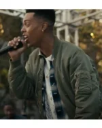 Bel-Air Jabari Banks Green MA-1 Bomber Jacket