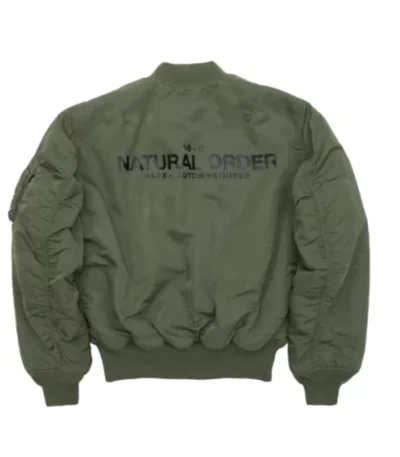 Bel-Air Jabari Banks Green MA-1 Bomber Jacket