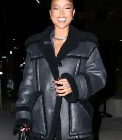 Bel Air S02 Karrueche Tran Aviator Leather Jacket