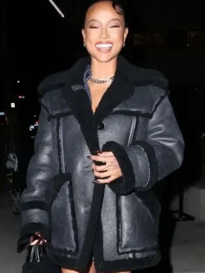 Bel Air S02 Karrueche Tran Aviator Leather Jacket