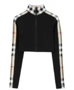 Bel-Air S03 Hilary Banks Plaid Sleeves Zip Jacket