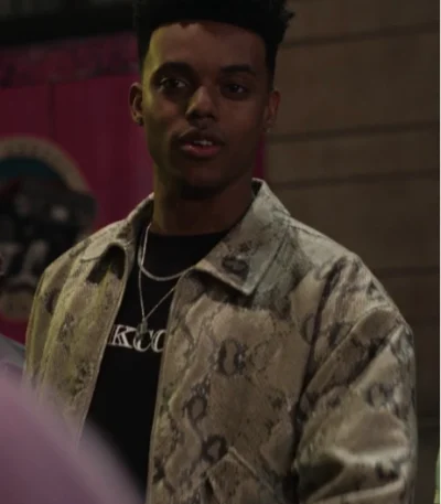 Bel-Air S03 Will Smith Snakeskin Jacket