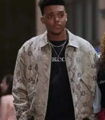 Bel-Air S03 Will Smith Snakeskin Jacket
