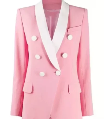 Bel-Air S1 E1 Hilary Banks Pink White Blazer Jacket