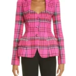 Bel-Air S1 E2 Hilary Banks Pink Plaid Blazer Jacket