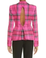 Bel-Air S1 E2 Hilary Banks Pink Plaid Blazer Jacket