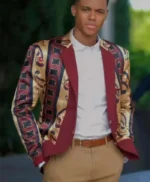 Bel-Air S1 E5 Will Smith All Over Printed Blazer Jacket