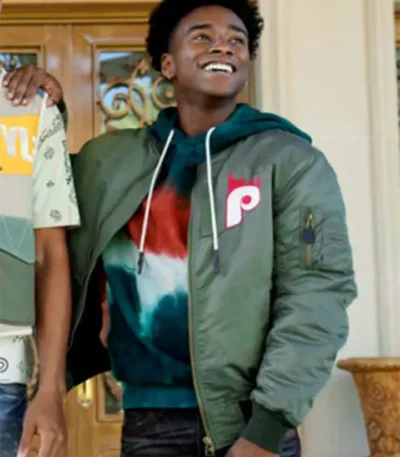 Bel-Air Tray Melbert S1 E5 Green Bomber Jacket