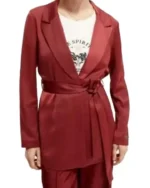 Bel-Air Vivian Banks Red Robe Blazer Coat