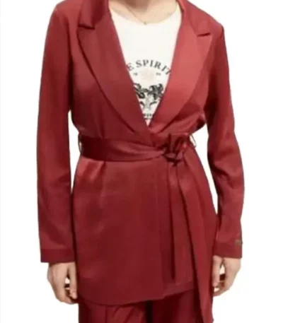 Bel-Air Vivian Banks Red Robe Blazer Coat