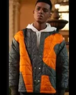 Bel-Air Will Smith S01 E05 Grey Orange Puffer Jacket