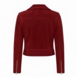 Bethany Brown Murder in a Small Town Maroon Suede Jacket
