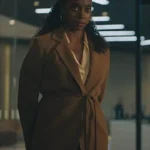 Billions S06 Kate Sacker Brown Coat