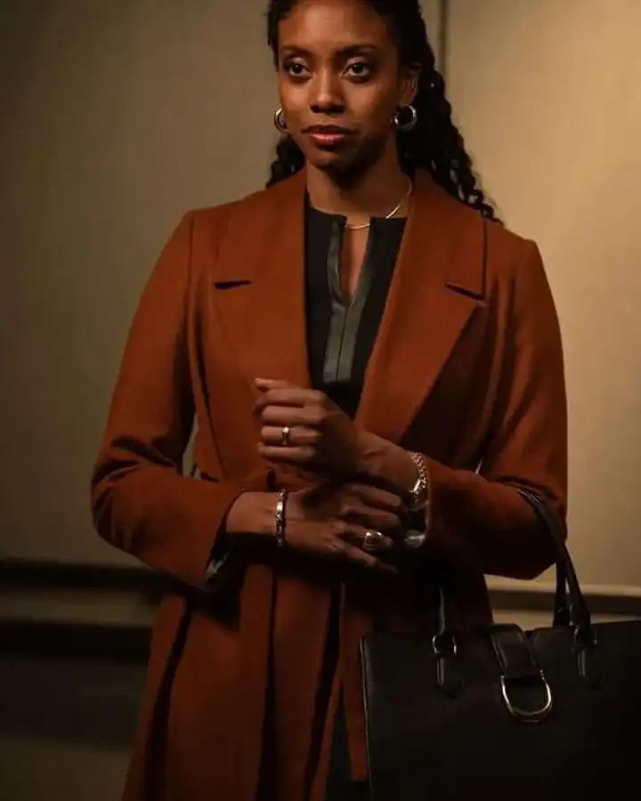 Billions S07 Kate Sacker Brown Trench Coat Billions S07 Kate Sacker Brown Trench Coat