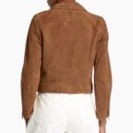 Billions Season 7 Piper Perabo Suede Brown Jacket