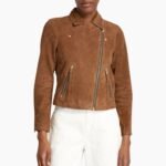 Billions Season 7 Piper Perabo Suede Brown Jacket