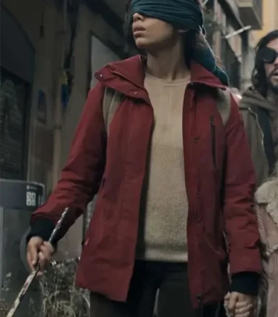 Bird Box Barcelona 2023 Georgina Campbell Jacket