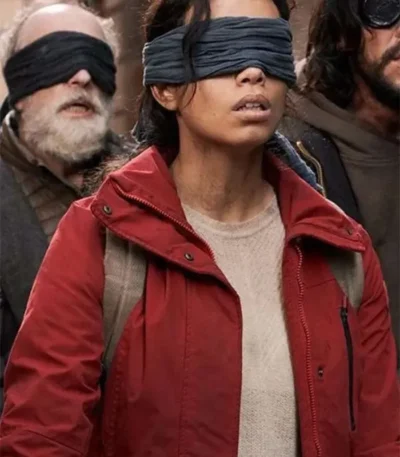 Bird Box Barcelona 2023 Georgina Campbell Jacket