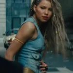 Birds of Prey Black Canary Blue Denim Vest