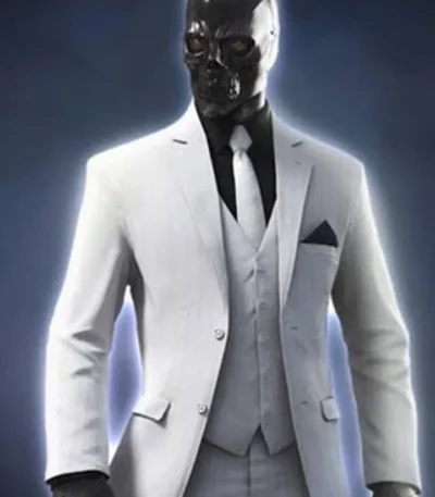 Birds of Prey (Movie 2020) Black Mask White Coat
