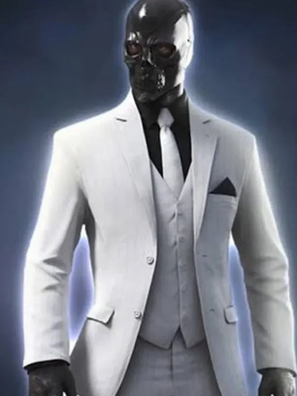 Birds of Prey (Movie 2020) Black Mask White Coat