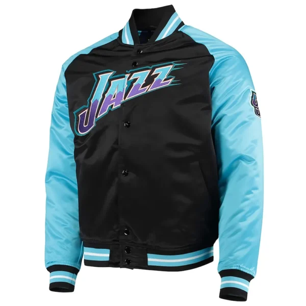 Black-Light Blue Utah Jazz Hardwood Classics Reload 3.0 Jacket